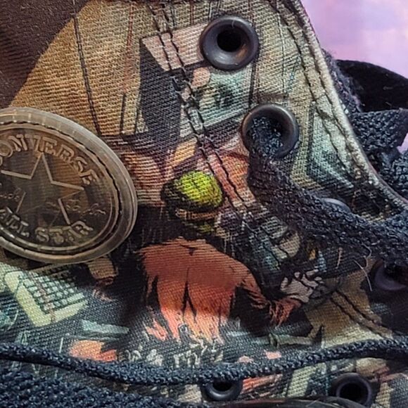 Converse Chuck Taylor All Star Hi DC Comics Joker Black Face Men's 4 Women's 6 - Picture 3 of 15